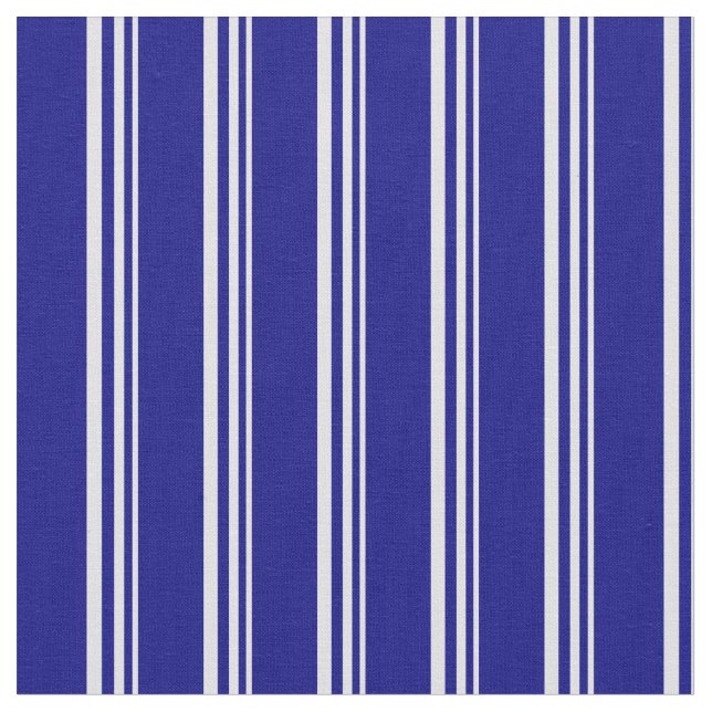Lavender & Blue Coloured Stripes Pattern Fabric (Close Up)