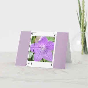 LAVENDER BLUE LOVE - GREETING CARD