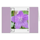 LAVENDER BLUE LOVE - GREETING CARD