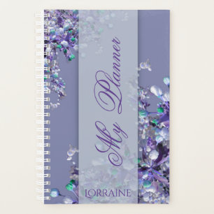 Lavender Blue Spring Lilacs Planner