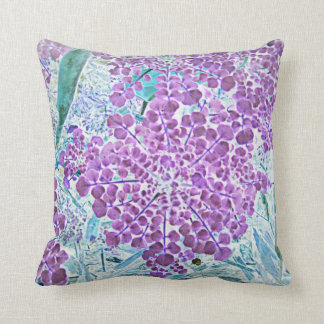 Lavender Blue Throw Pillow