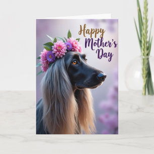 Lavender Blur Dog Card