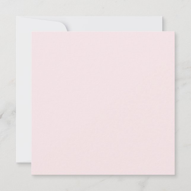 Lavender Blush Solid Colour  Card (Front)