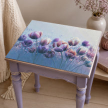 Lavender Blush Tulip Meadow Decoupage