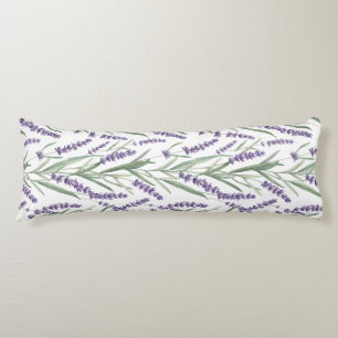 Lavender Botanical Pattern Body Cushion