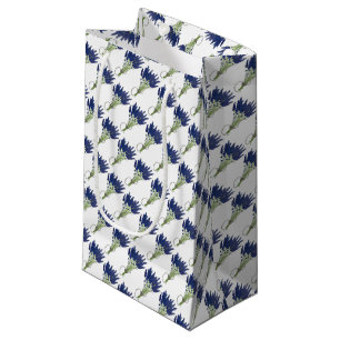 Lavender Bouquet Purple Flower Floral Print Small Gift Bag