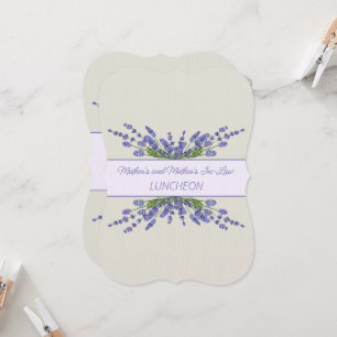 Lavender Bouquets Mother's Day Mother's In-Law Invitation