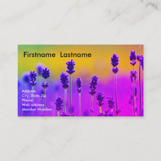 Lavender Business Card