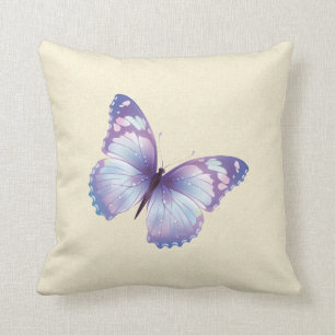 Lavender Butterfly Cushion
