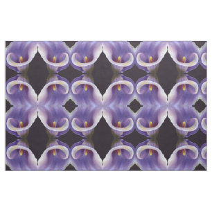 Lavender Calla Lily Fabric