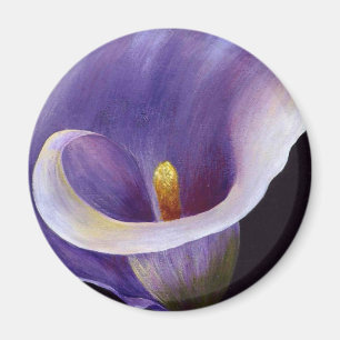 Lavender Calla Lily Magnet