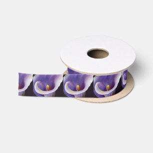 Lavender Calla Lily Satin Ribbon