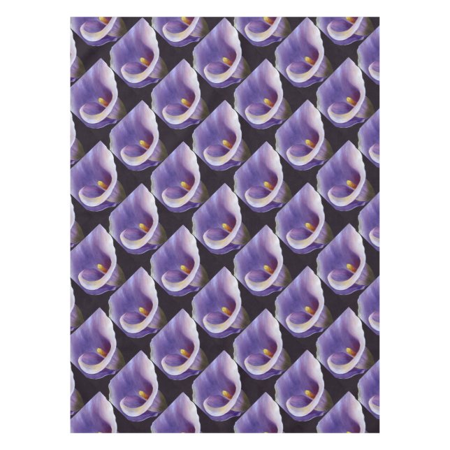 Lavender Calla Lily Tablecloth (Front)
