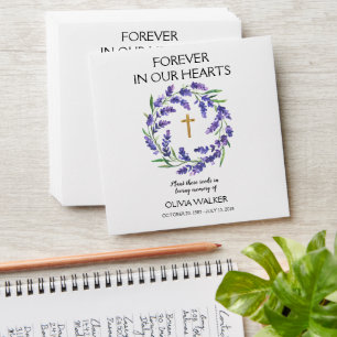 Lavender Celebration of Life  Envelope