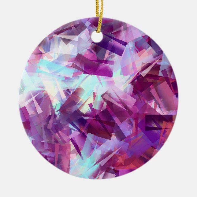 LAVENDER CERAMIC ORNAMENT (Front)