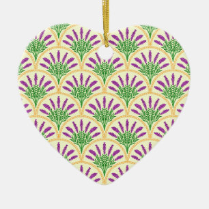Lavender Ceramic Ornament