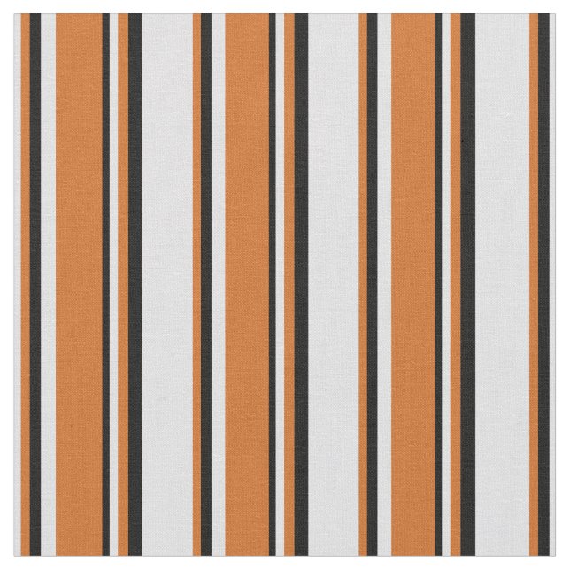 Lavender, Chocolate & Black Coloured Stripes Fabric (Close Up)
