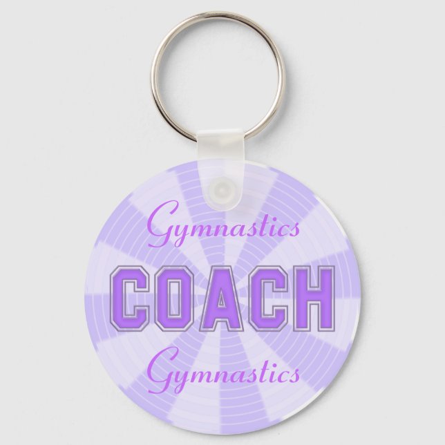 Lavender Coach Key Ring (Front)