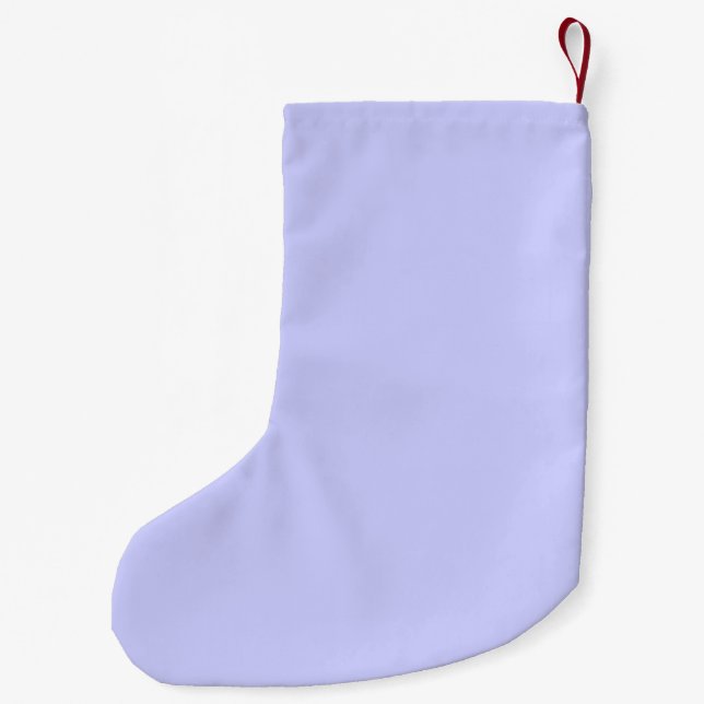 Lavender colour decor ready customise if you want small christmas stocking (Back)