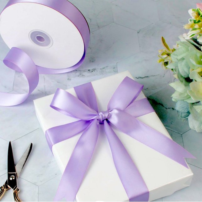 Lavender colour Ribbon Satin Ribbon (Creator Uploaded)