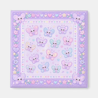 Lavender Cosy Critters Magnet