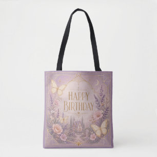 Lavender Cottage Birthday Dreamscape Tote Bag