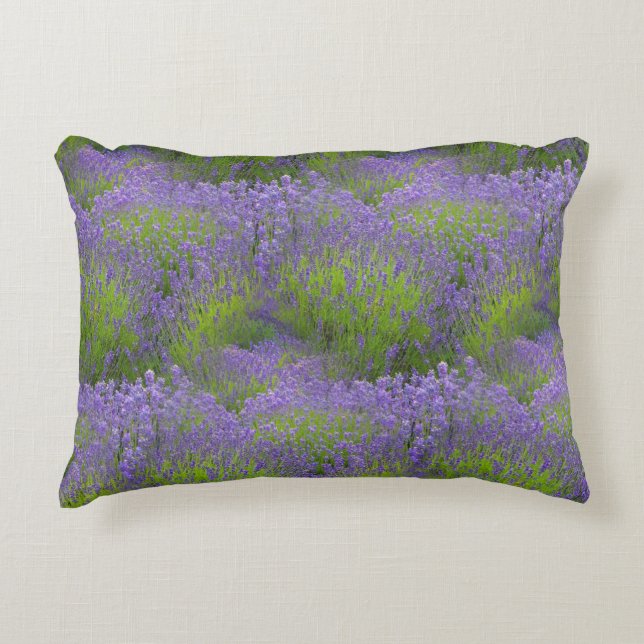 Lavender Cotton Accent Pillow 16" x 12" (Front)