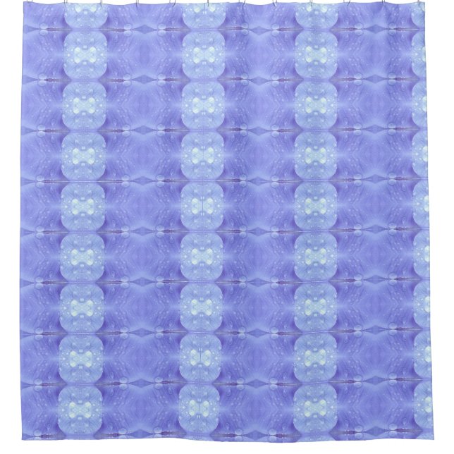 Lavender Crocus 3 Ikat Shower Curtain (Front)