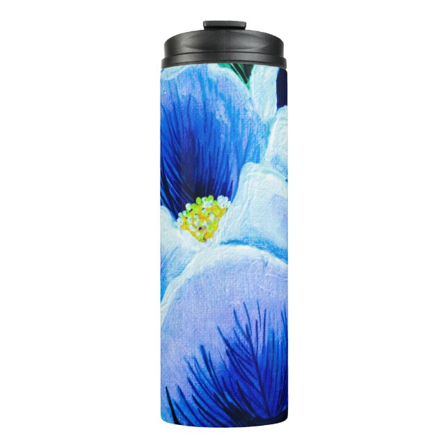 Lavender Crocus Thermal Tumbler (Front)