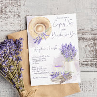 Lavender cup of tea, tea party bridal shower