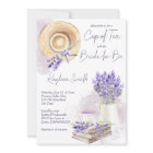 Lavender cup of tea, tea party bridal shower