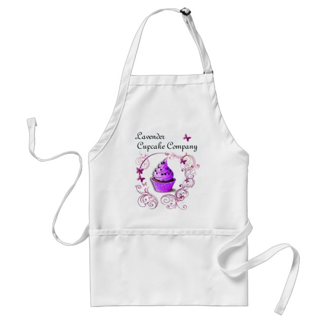 Lavender Cupcake Company Apron (custom) (Front)