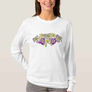 Lavender Daylily Collage T T-Shirt