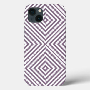 Lavender Diamond Chevron @ Emporiomoffa iPhone 13 Case