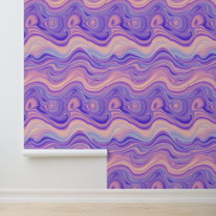 Lavender Dreams: Fluid Harmony in Motion Wallpaper