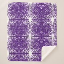 lavender dreams sherpa blanket