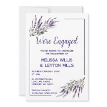 Lavender Dreams: Watercolour Engagement Party