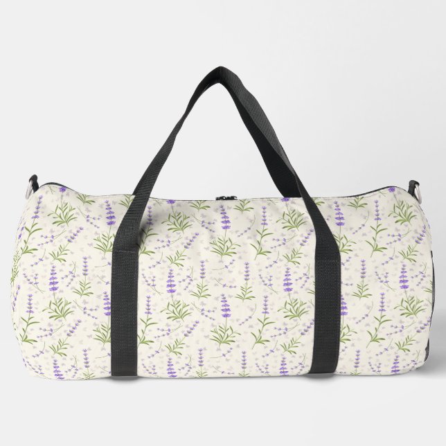 Lavender Duffle Bag (Front)