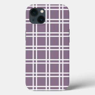 Lavender Elegant Lattice at Emporiomoffa iPhone 13 Case