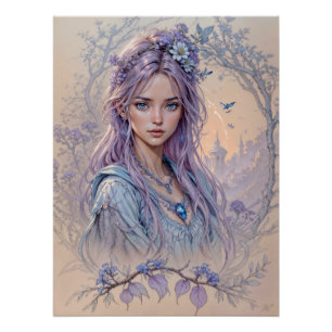 Lavender Enchantment Poster