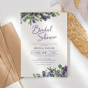 Lavender & Eucalyptus Bridal Shower Invitation