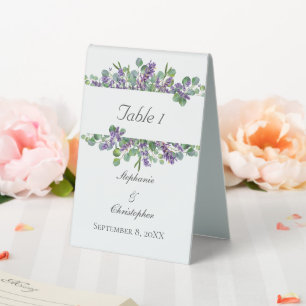 Lavender Eucalyptus Elegant Wedding