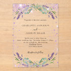 Lavender eucalyptus greenery evening wedding
