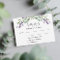 Lavender eucalyptus wedding response RSVP