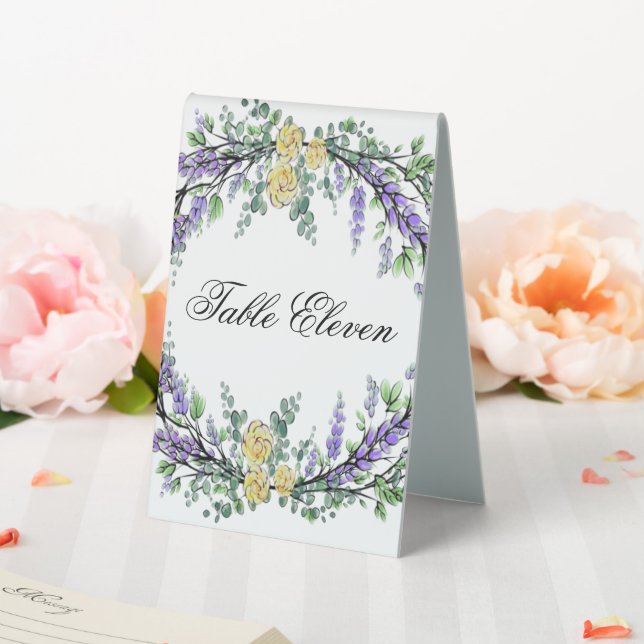 Lavender eucalyptus yellow roses yellow Floral  (In SItu (Wedding))