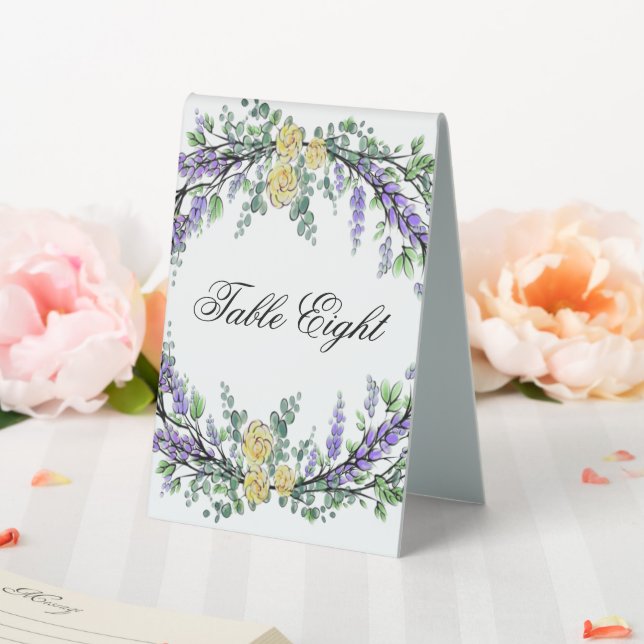 Lavender eucalyptus yellow roses yellow Floral  (In SItu (Wedding))