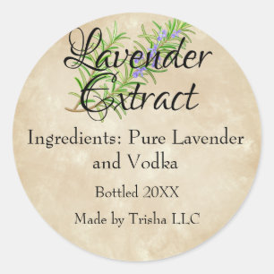 Lavender Extract Oil Custom Label