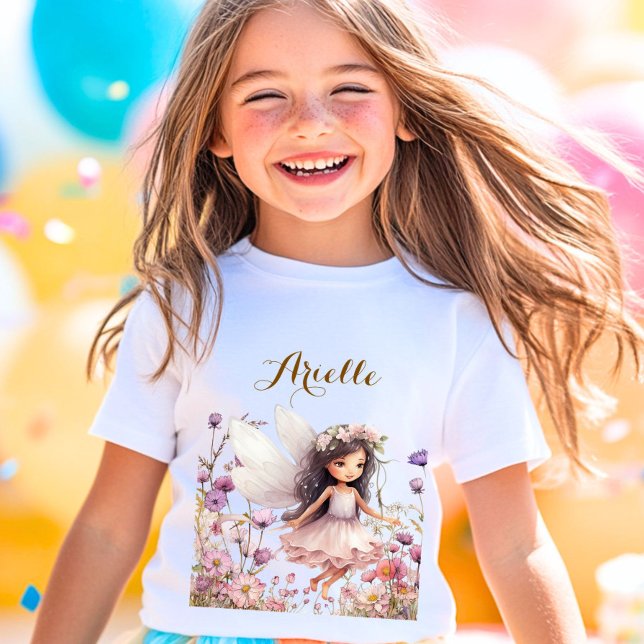 Lavender Fantasy Fairy wildflower pastel  T-Shirt (Creator Uploaded)