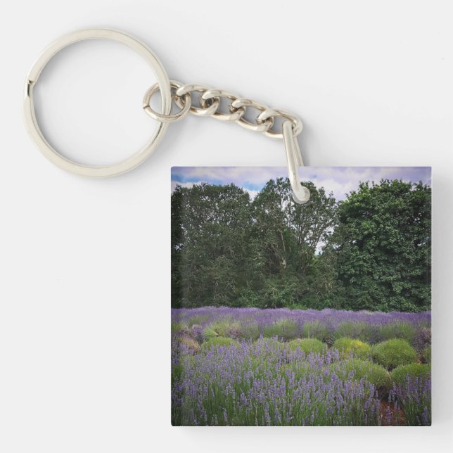 Lavender Farm Key Ring (Front)