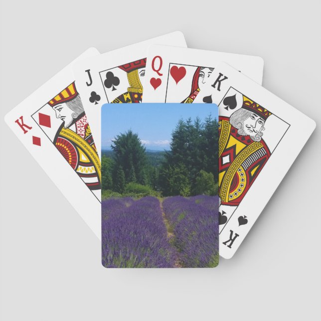 Lavender Farm Playing Cards (Back)